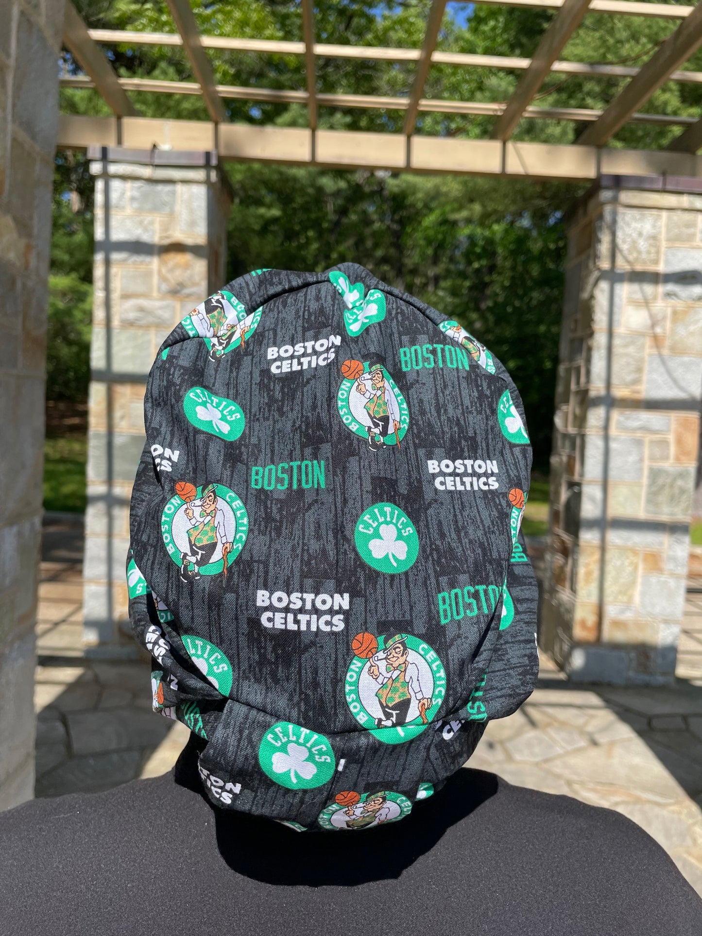 Scrub Cap in Boston Celtics Fabric - Multiple Styles