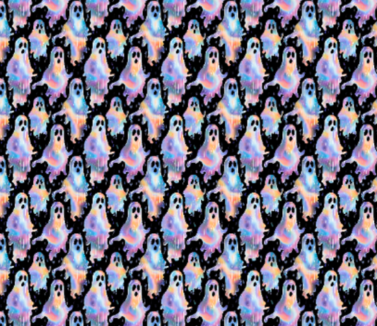 Iridescent Ghosts Scrub Cap - Satin Lining Available - Multiple Styles