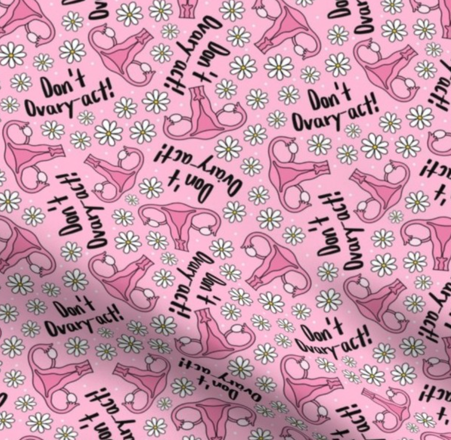 Don't Ovary-Act Scrub Cap - Satin Lining Available - Multiple Styles
