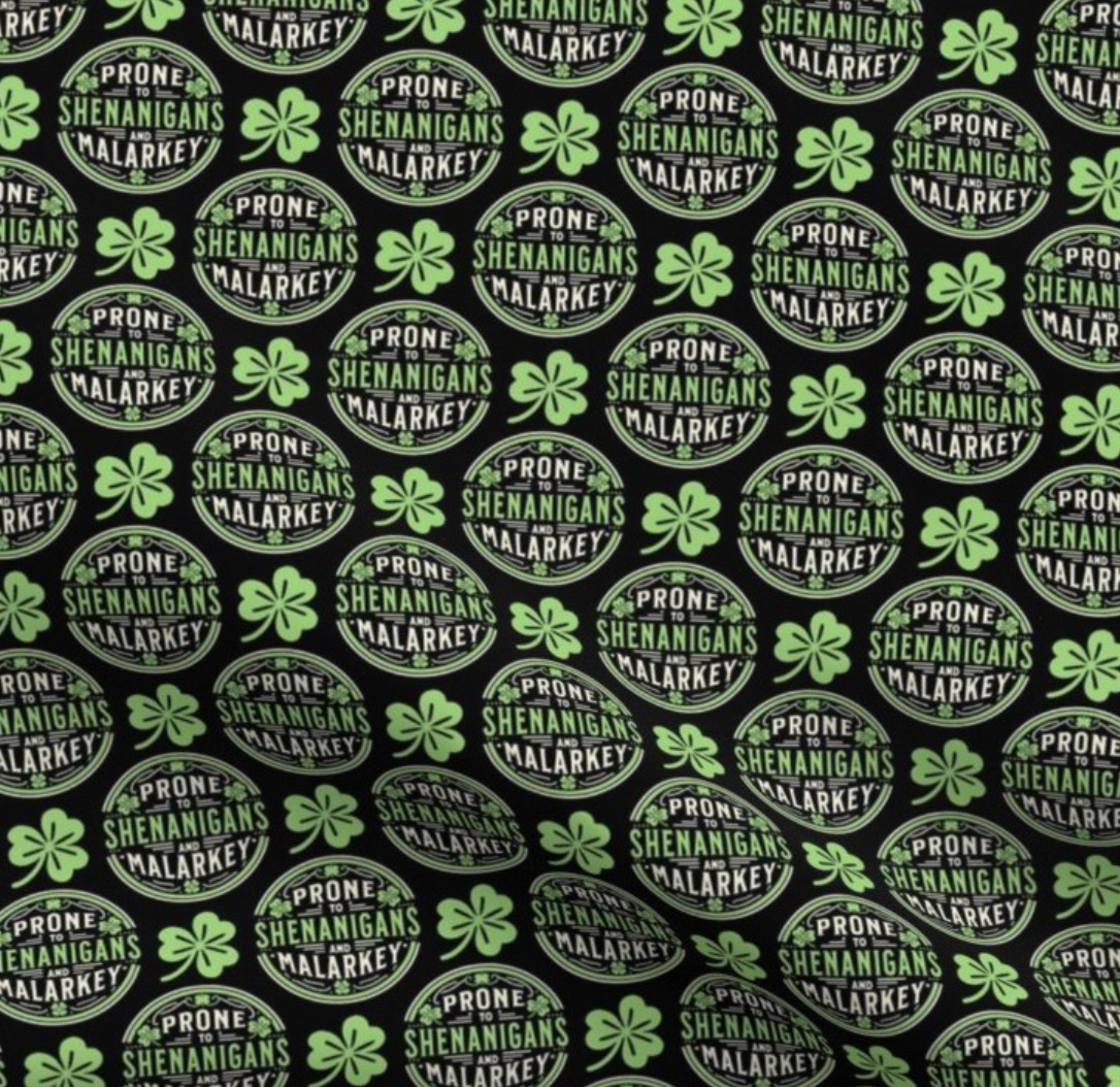 Shenanigans and Malarkey Scrub Cap - Satin Lining Available - Multiple Styles