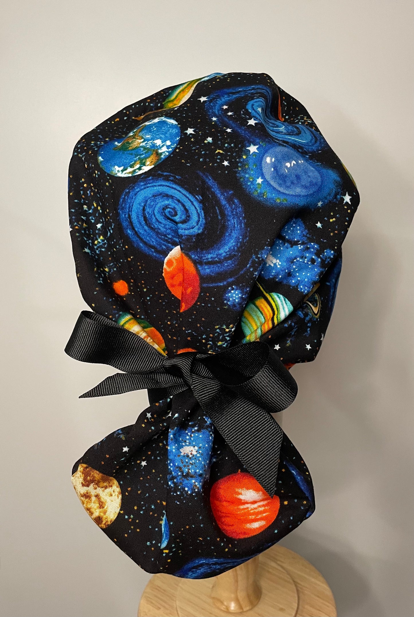 Black Galaxy Scrub Cap - Multiple Styles