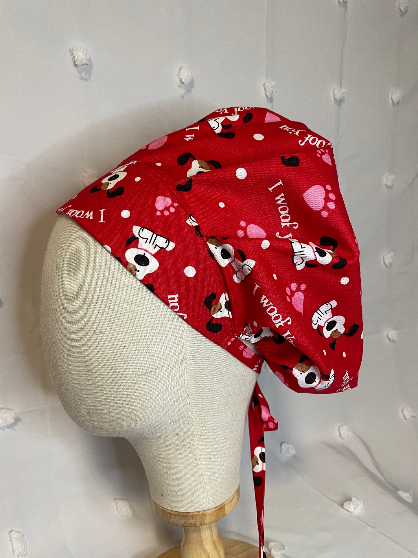 "I Woof You" Scrub Cap - Multiple Styles