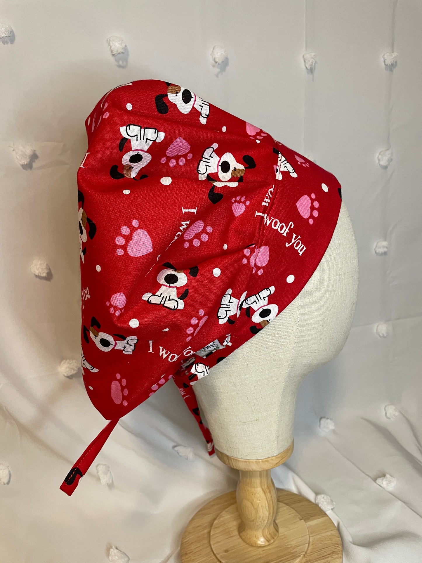 "I Woof You" Scrub Cap - Multiple Styles